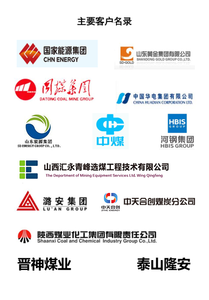 主要客戶(hù)名錄